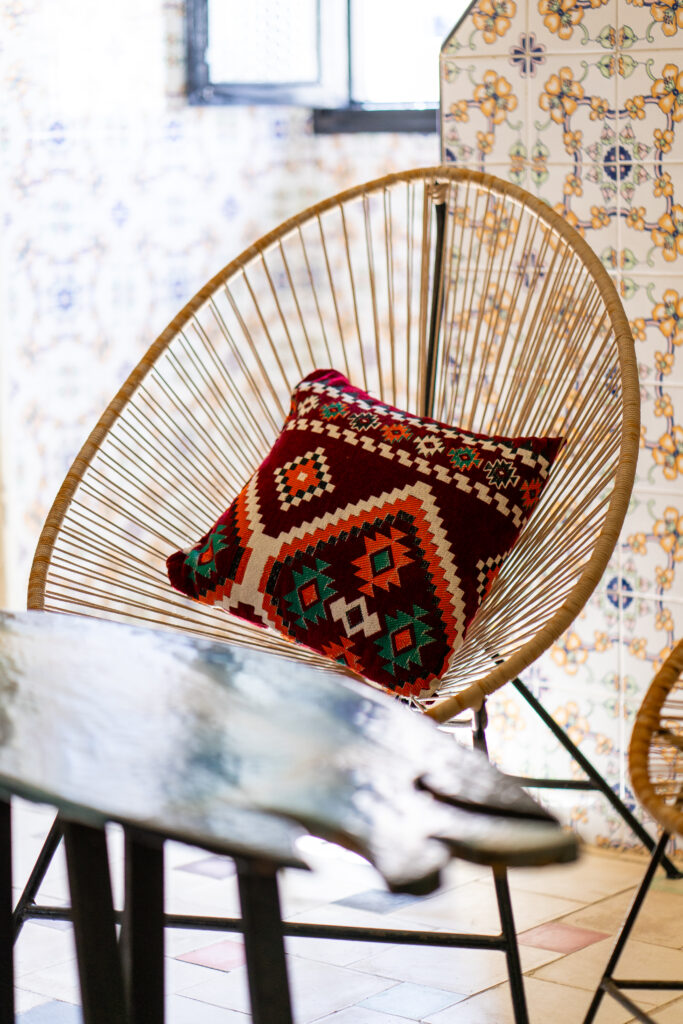 traditional moroccan art at Anza Surfhouse